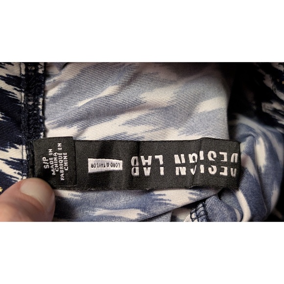 Design Lab Patterned Tapered Pants - Picture 3 of 4